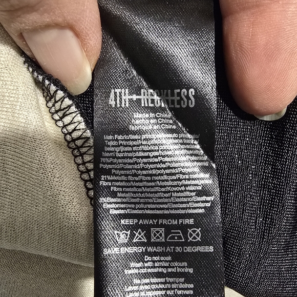 4th & Reckless Women's The Frolic Starfish Swirl Mixed Glitter Maxi Dress S - Picture 8 of 8